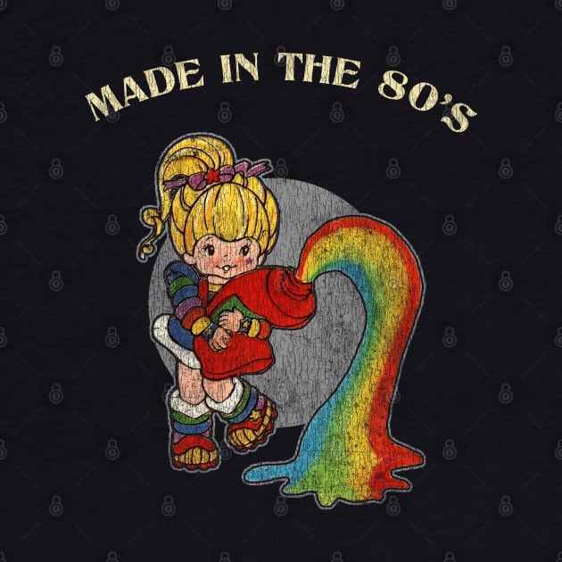 80s Girl Rainbow Brite Distressed by Tangan Pengharapan